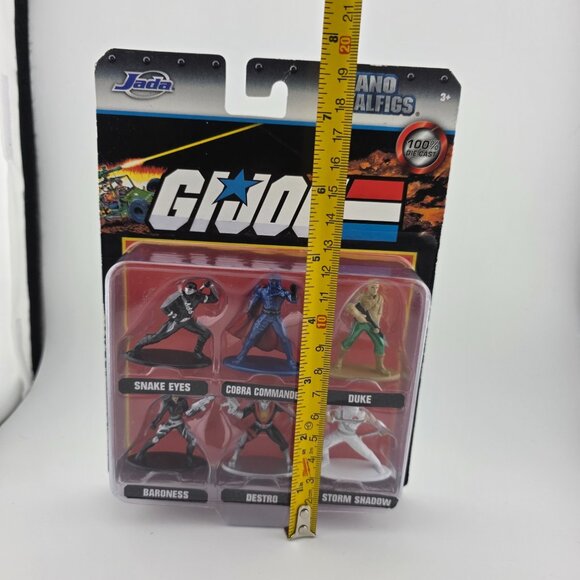 2020 Jada Toys G.I. Joe Nano Metalfigs 6 Cie-Cast Mini Action Figures Set NEW - Picture 6 of 6